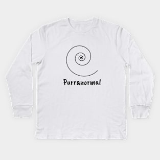Purranormal Kids Long Sleeve T-Shirt